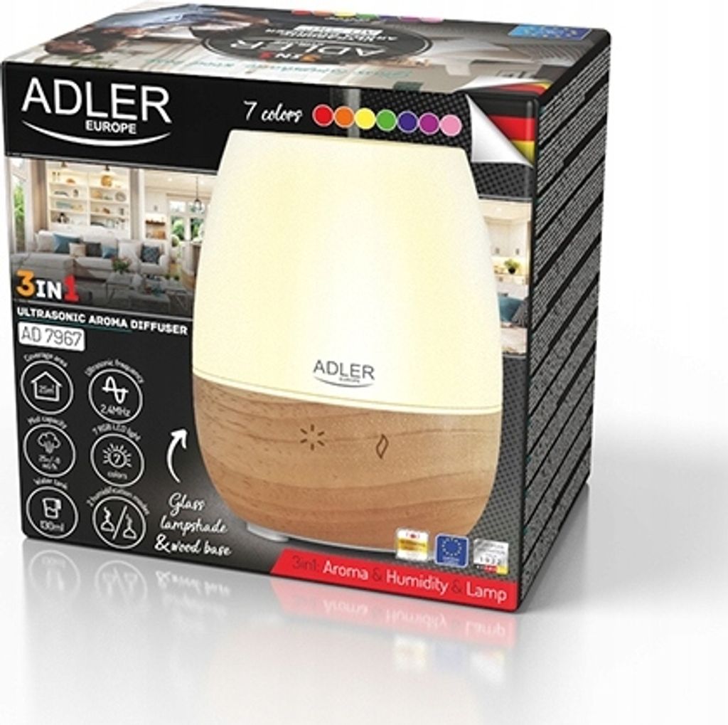Adler | AD 7967 | Ultrazvukový aroma difuzér | Ultrazvuk | Obrázek produktu 