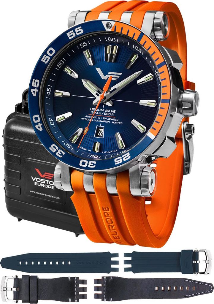 Vostok Europe NH35A-575A715SO orange Uhr Produktbild 