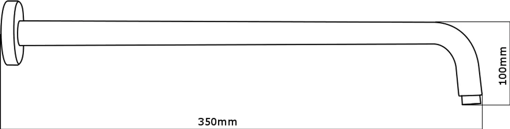 Miscelatore Doccia Granitan Ottone Cromo 31cm | Qualità Prezzo - 4