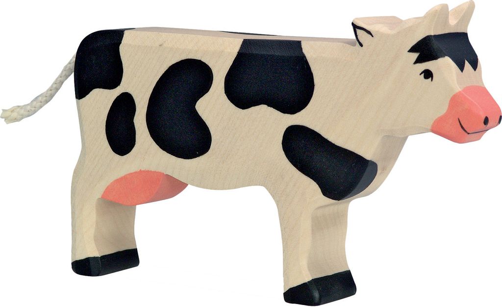 Holztiger Bauernhof Holztiere Holzspielzeug Spielfiguren Produktbild 