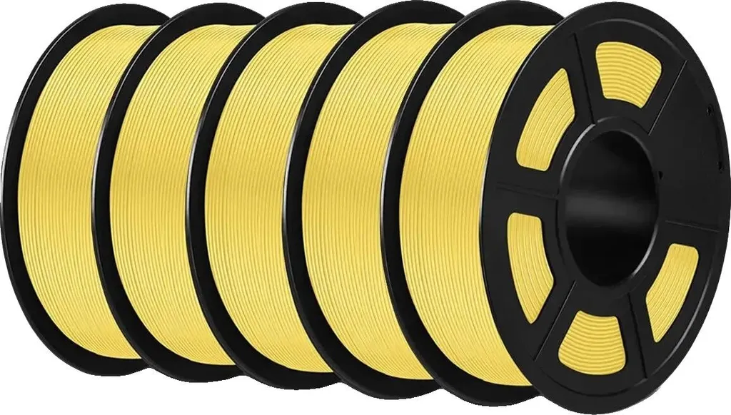 Filament 3D jaune citron anti-casse - Matériau écologique haute solidité
