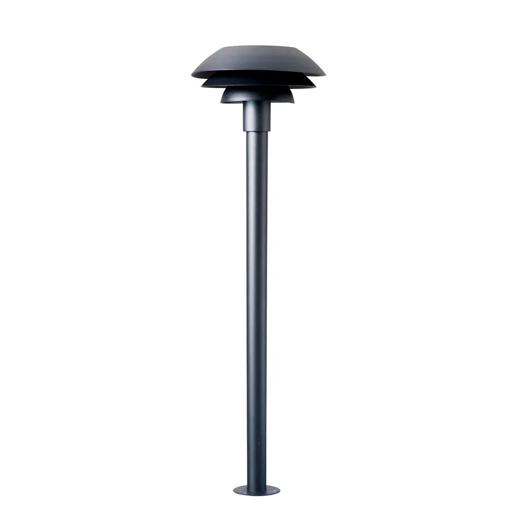Lampe de chemin DL31 Noir Dyberg Larsen - Borne d'extérieur design scandinave