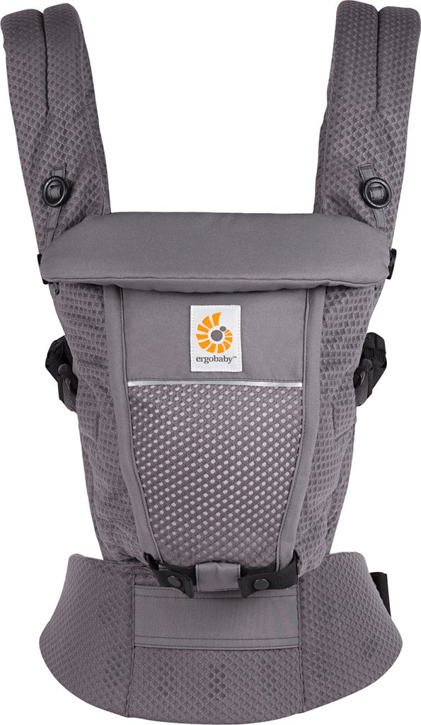 Ergobaby Adapt Babytrage Soft Flex Mesh - Graphite Grey Produktbild 