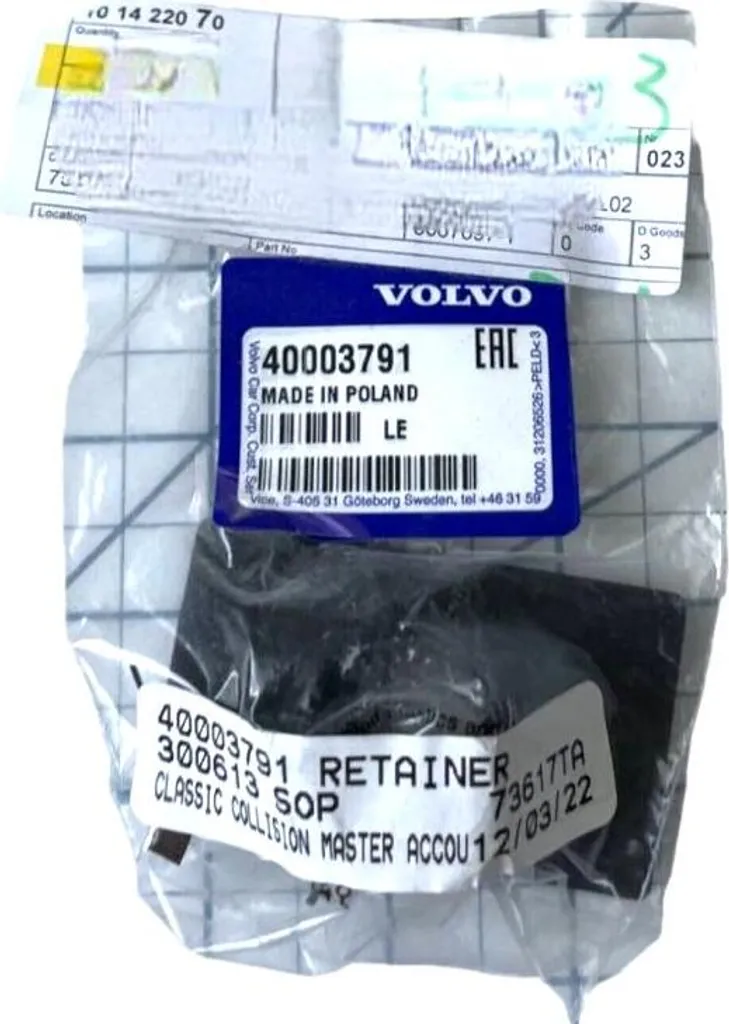 Fixation Capteur Stationnement Volvo XC60 II Gauche - Résout Erreur Aide