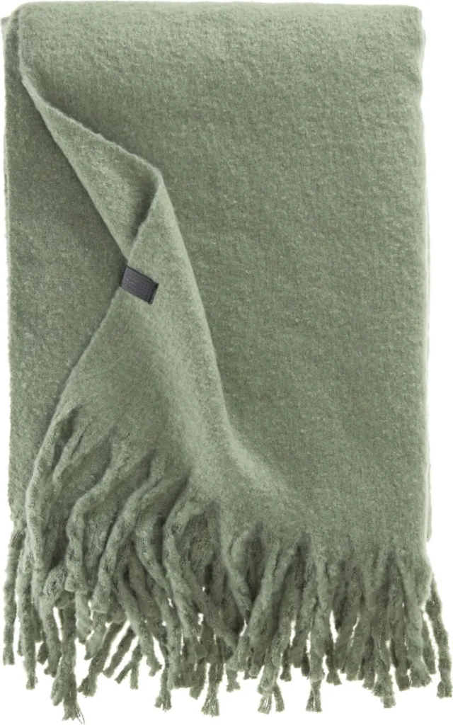 Plaid SCHÖNER WOHNEN Plenty Vert 140x200 cm - Couverture Douce Design