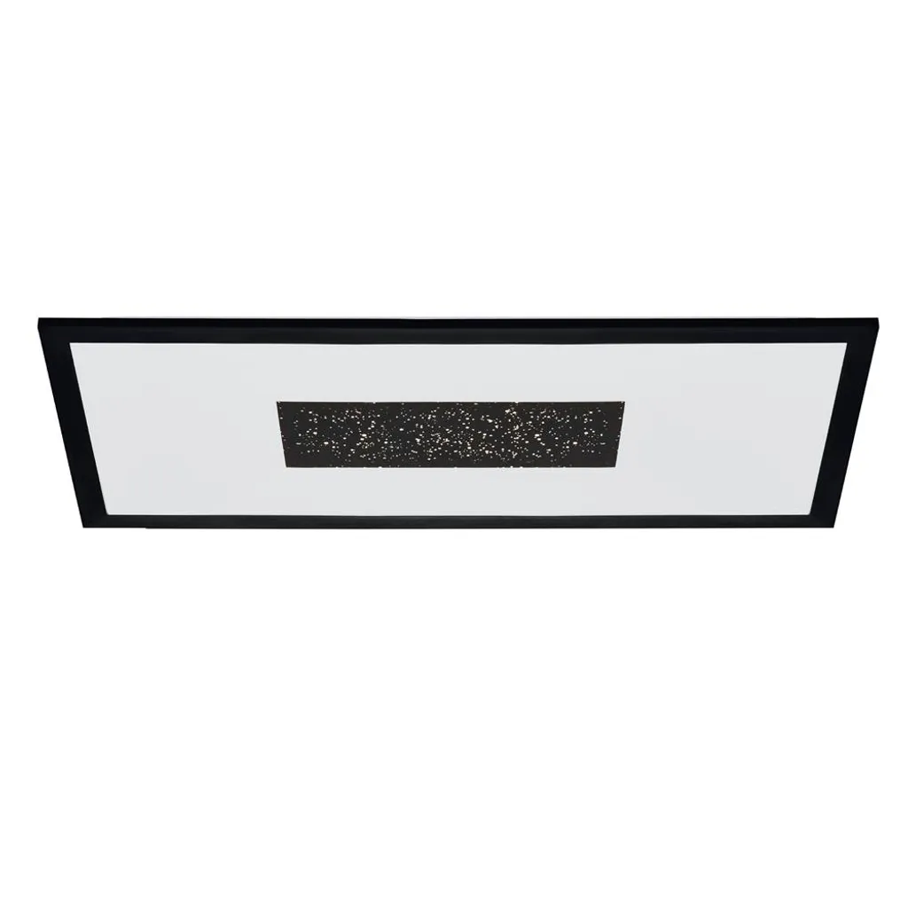 Eglo 900561 MARMORATA Plafonnier LED 17W 9W 595x295mm Noir Blanc Chaud