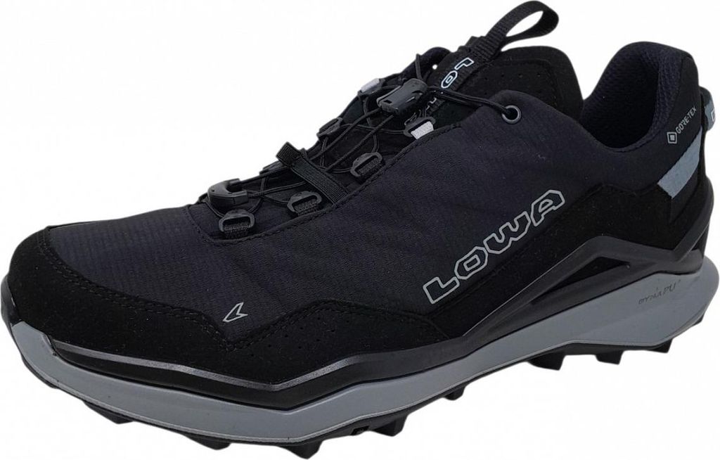 LOWA MADDOX PRO GTX LO SL, Männlich, Erwachsener, Schwarz, Grau, Outdoor-Schuhe, Schnelles Wandern, Walken, Wandern, Trecken, Deutsch