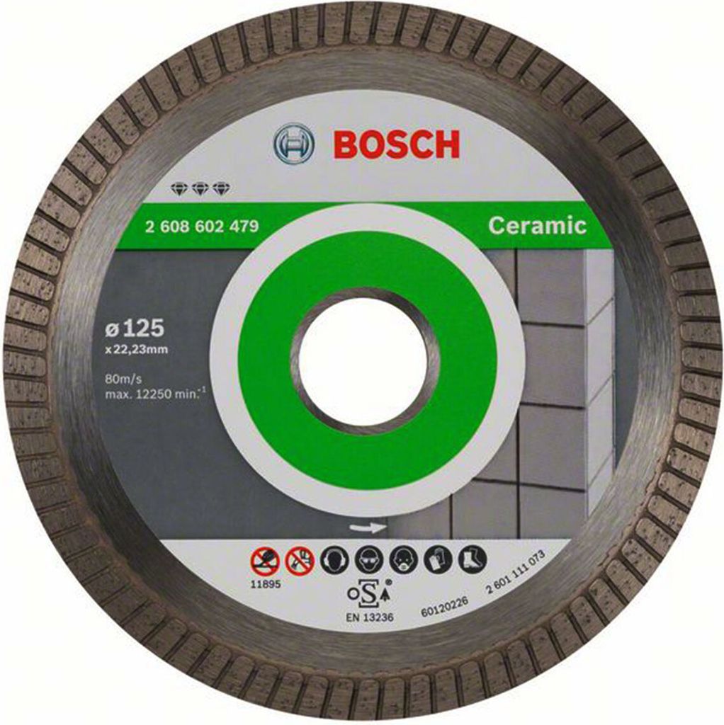 Bosch 2 608 602 479, Keramický, 12,5 cm, 2,22 cm, 1,4 mm, Obrázek produktu 
