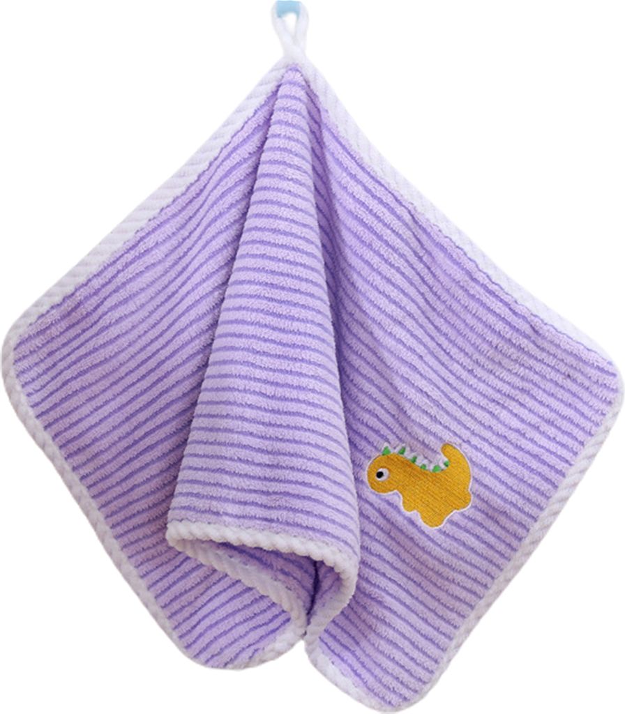 Weiches Kinderhandtuch aus Mikrofaser mit exquisitem Schlüsselband, saugfähig, fusselfrei, schnelltrocknendes Badetuch