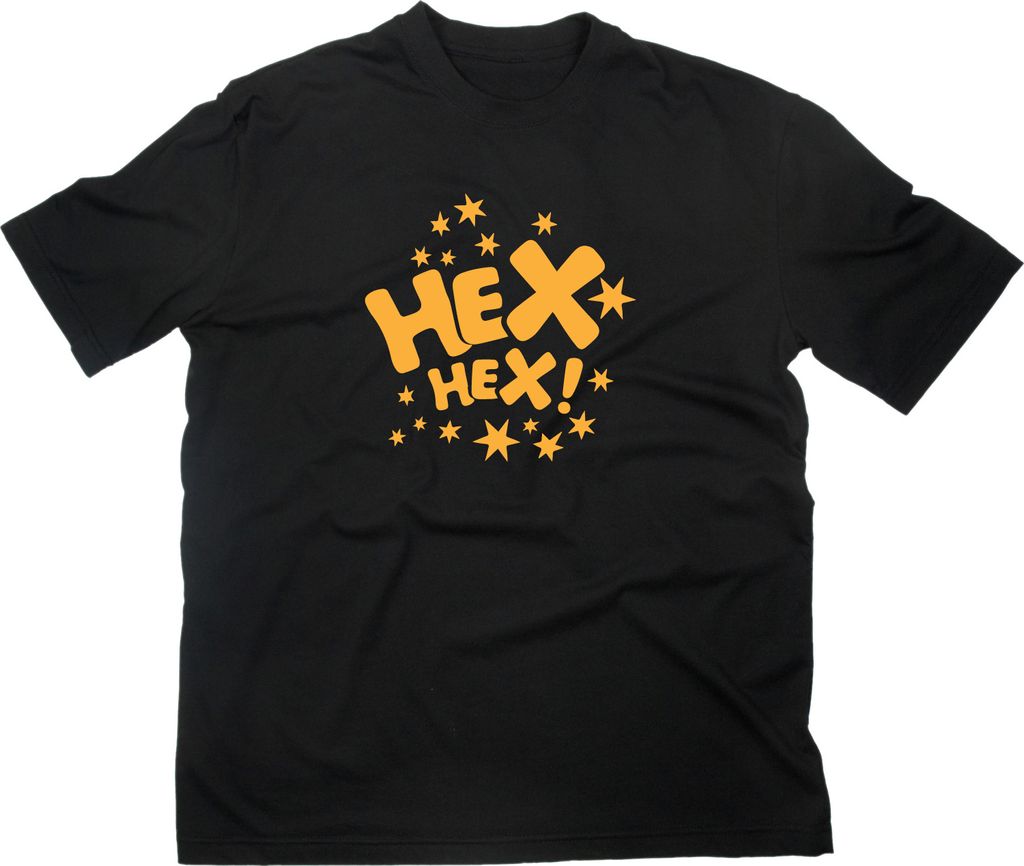 Styletex23 T-Shirt Hex Hex Fun, schwarz, L