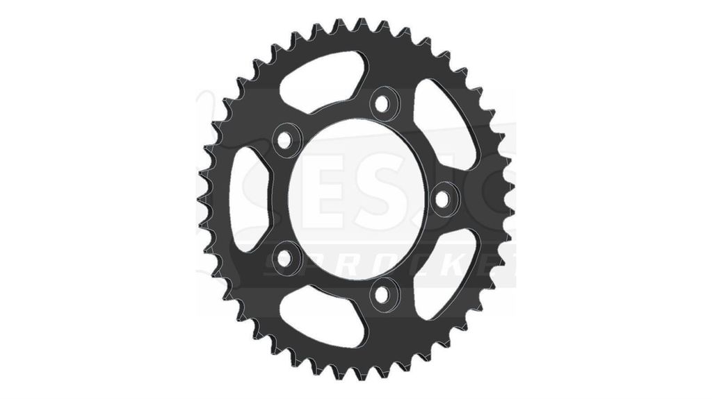 Esjot Kettenrad 520 39Z Stahl Schwarz