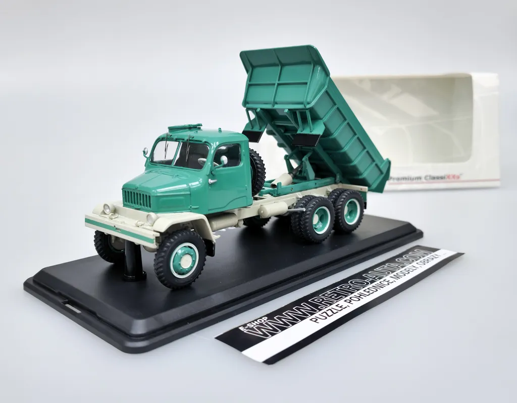 Praga V3S Camion Benne Vert 1:43 en Métal avec Finitions Premium ClassiXXs