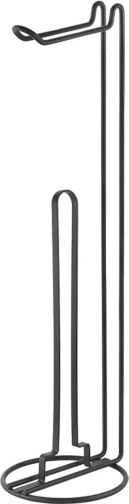 Metaltex Toiletrolhouder voor 3 Rollen 58x15 cm Zwart