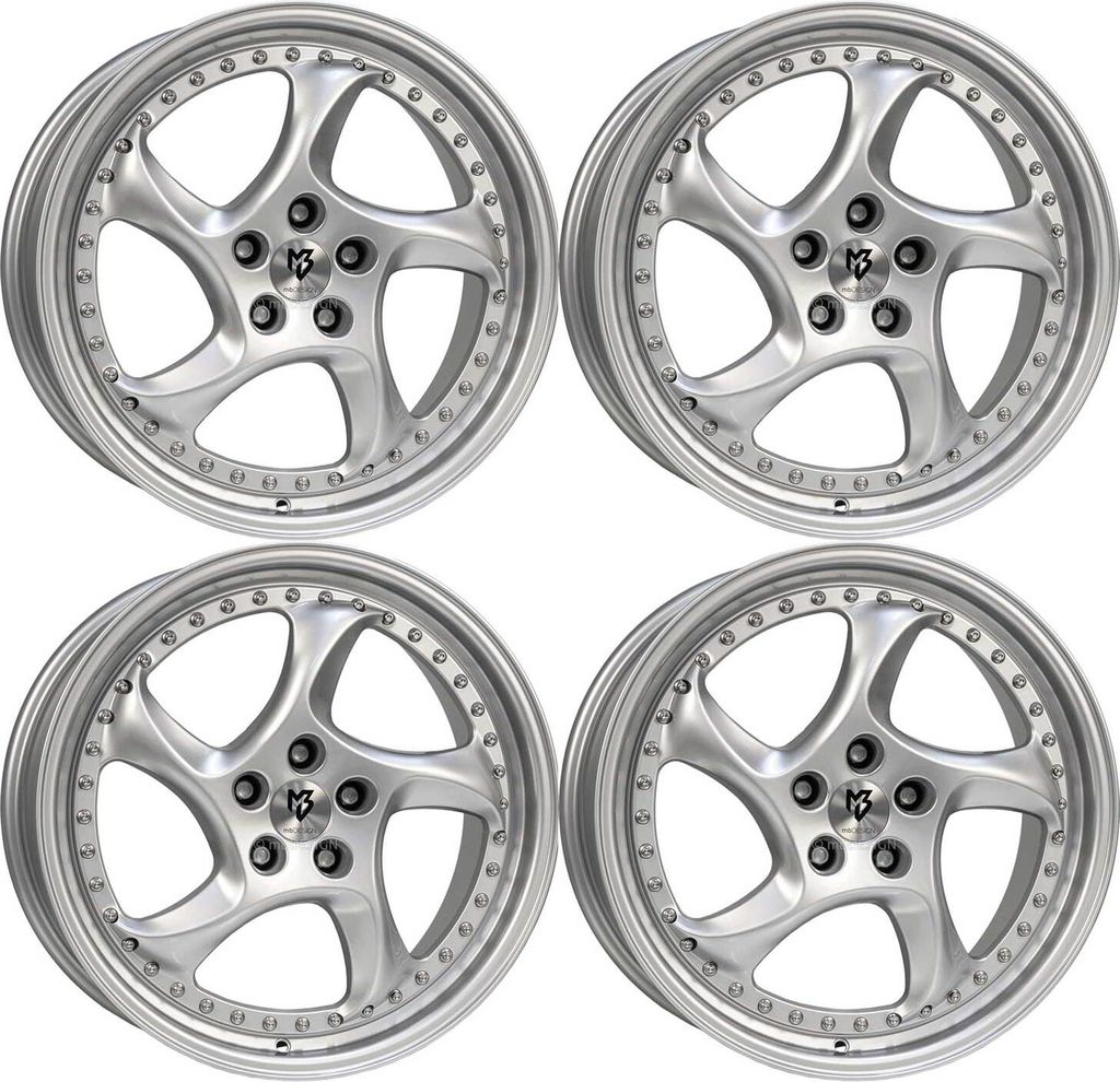 MB Design Felgen TURBO S 9.5Jx19 ET 40 5x112 Diamant Silber 4-TUS9519405RZ-S2 kompatibel mit Audi A6 A8 TT RS TT TTS
