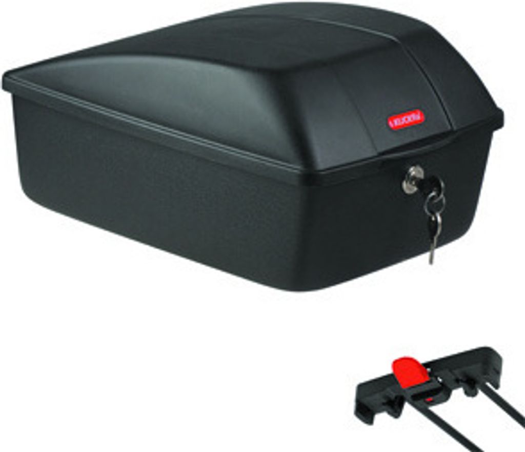 KLICKfix Bike Box Racktime - do bagażnika, czarny Zdjęcie produktu 4