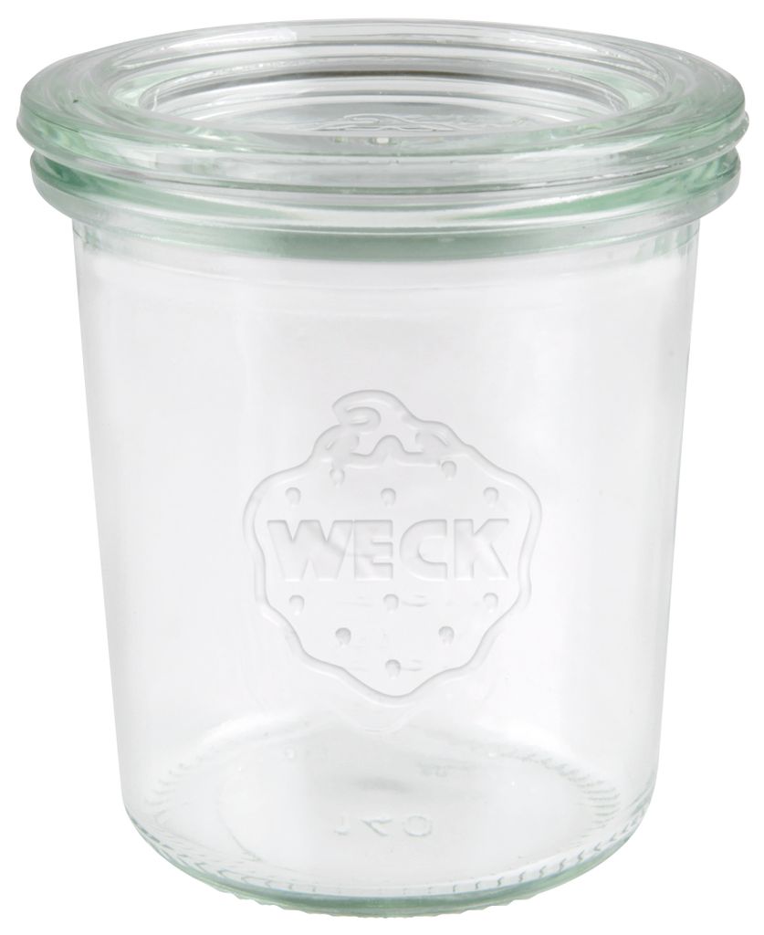 Weck Sturzglas Inhalt 140 ml, zum Einkochen; Backofengeeignet; 12 Stück