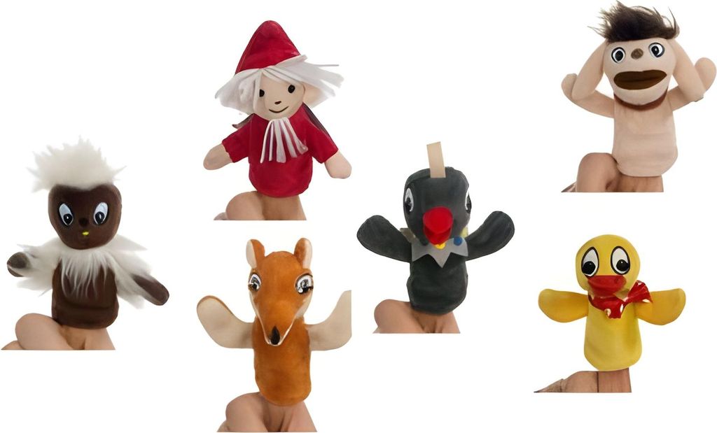 SANDMANN Fingerpuppen 6-fach sortiert Produktbild 