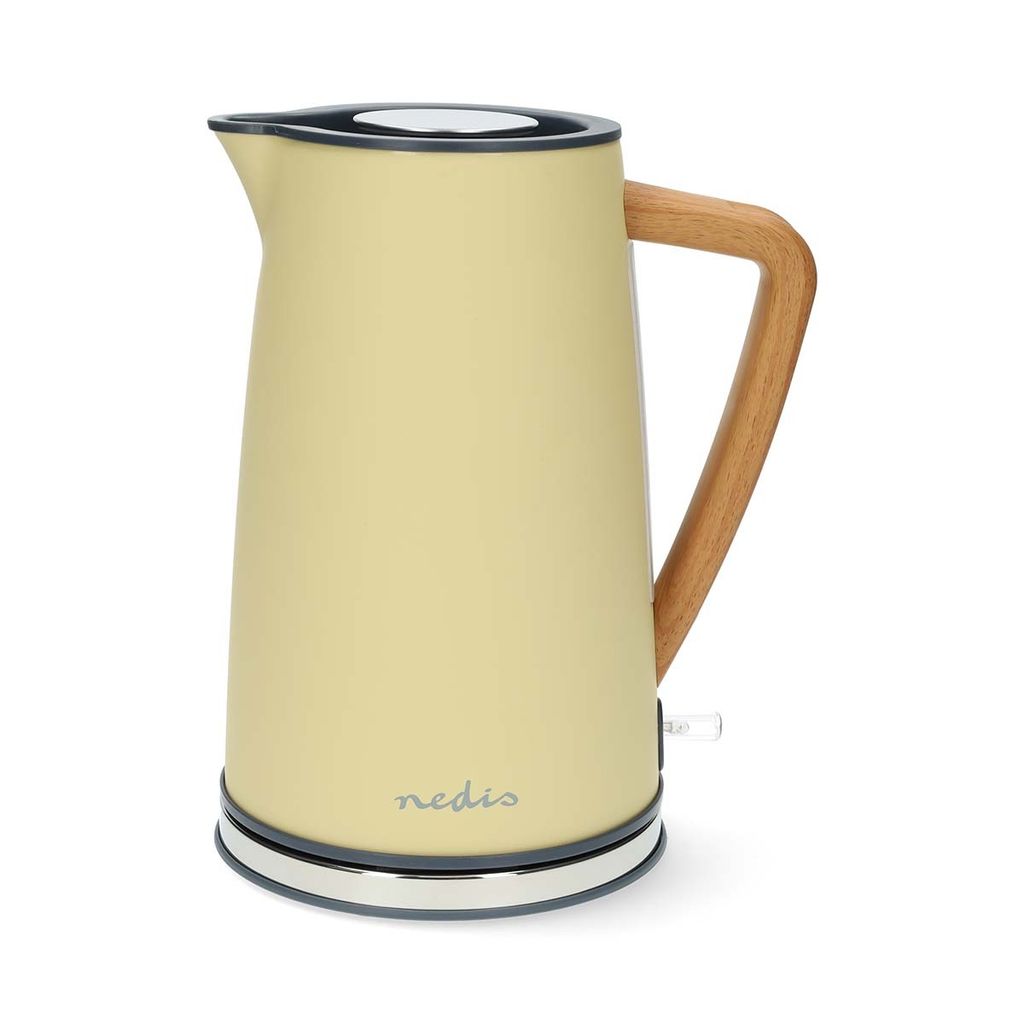 Nedis Bouilloire - 1.7 l - Soft-Touch - Jaune - Rotation Image du produit 