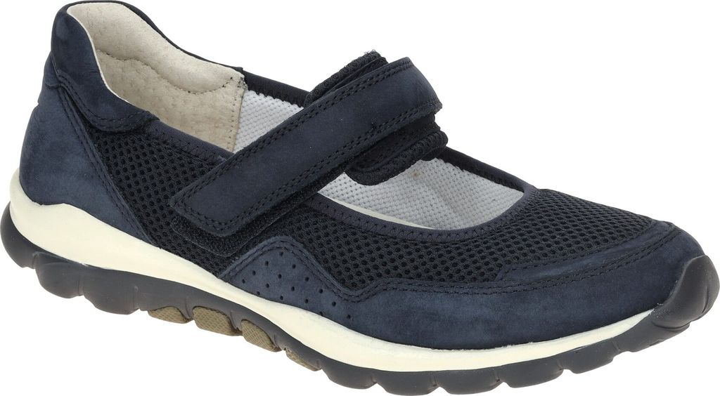 Gabor Rollingsoft Damen Spangenballerina in Blau, Größe 7