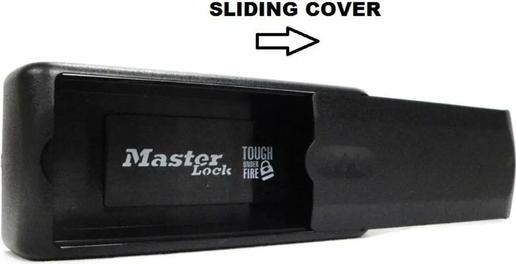 Coffre à Clés Master Lock Noir en Plastique avec Code Programmable 490