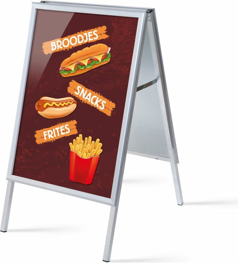 Showdown Kundenstopper - DIN A1 - Komplett-Set - Snacks Niederländisch - Braun/Schwarz