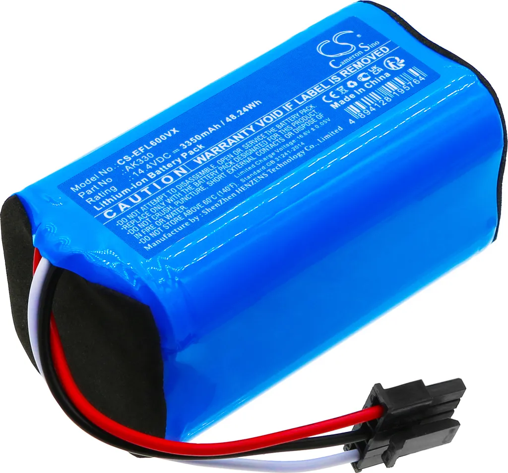 Batterie Haute Capacité 14.4V pour Eufy L60 Hybrid SES et Lydsto R1 Edge