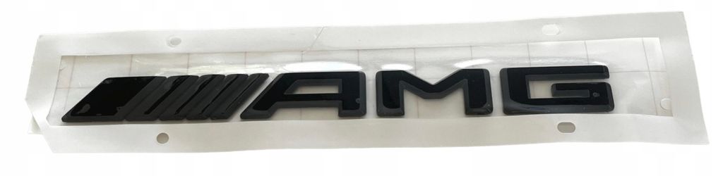 Nuovo Oe Amg Emblema Logo Badge Nero Mercedes Cla C117 Gla Immagine del prodotto 