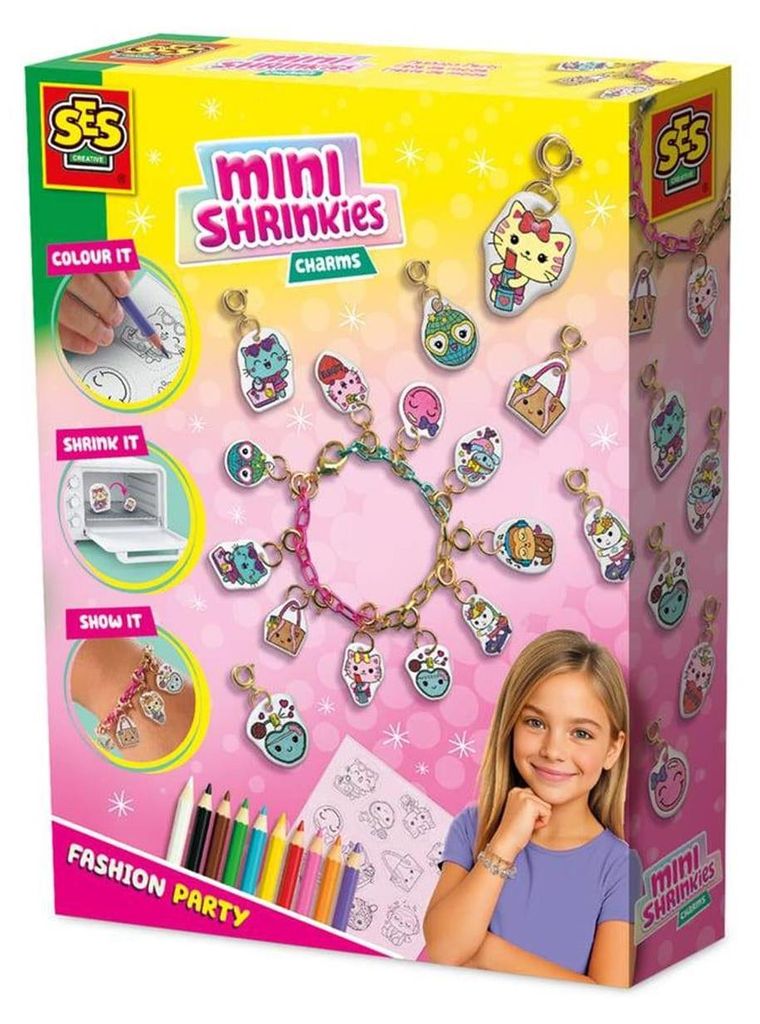 Ses Mini-Shrinkies-Anhänger – Modeparty