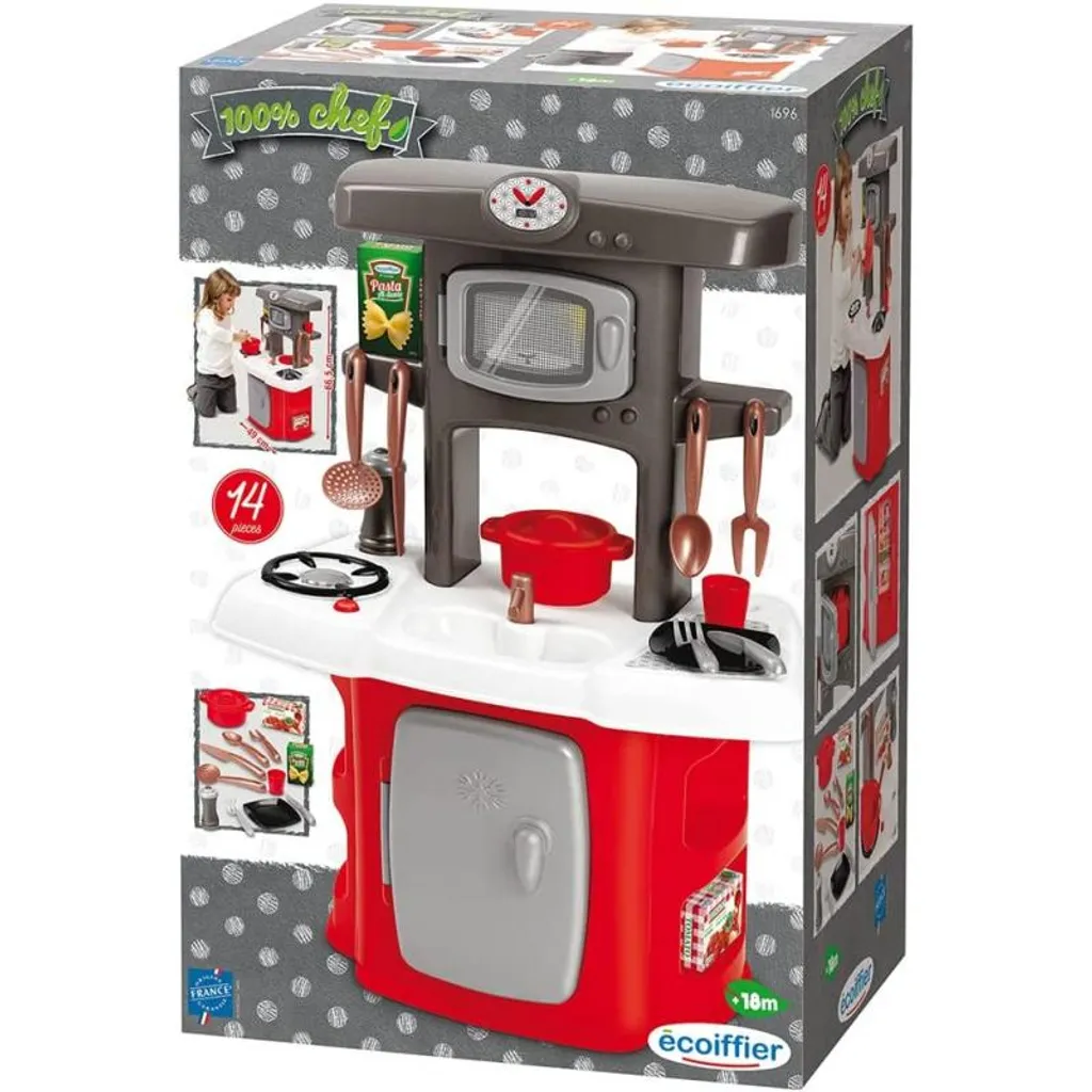 Cuisine pour Enfant Loft Ecoiffier - Jeux d'Imitation et Dinette Complète