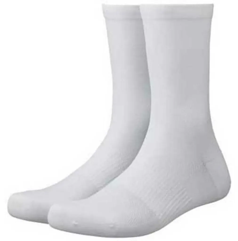 Shimano S-Phyre Socks White - Chaussettes Cyclisme Route Performance