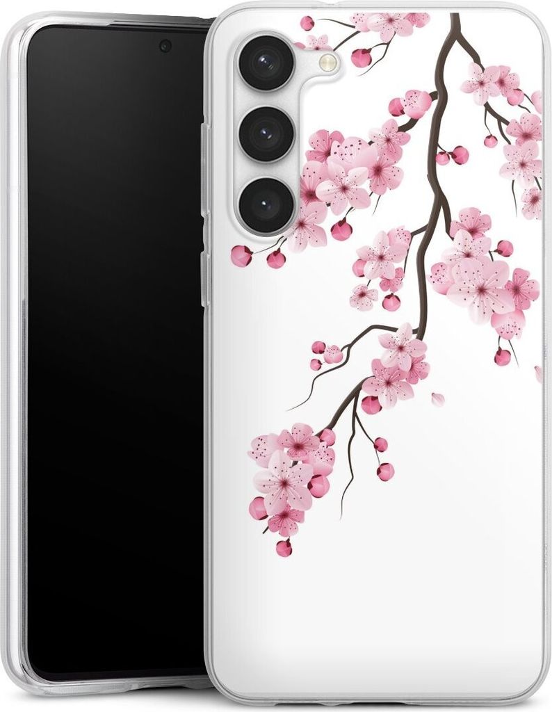 DeinDesign Handyhülle für Samsung Galaxy S23+ Silikon Hülle Case Smartphone Schutzhülle Asien Japan Kirschblüten