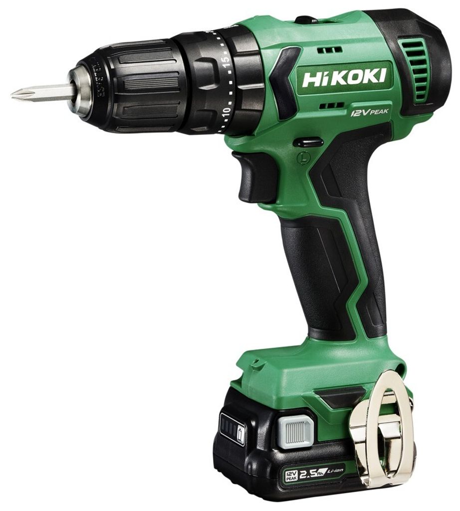 Hikoki príklepová vŕtačka 12V 38Nm 2X2,5Ah Dv12Da Wfz Obrázok produktu 