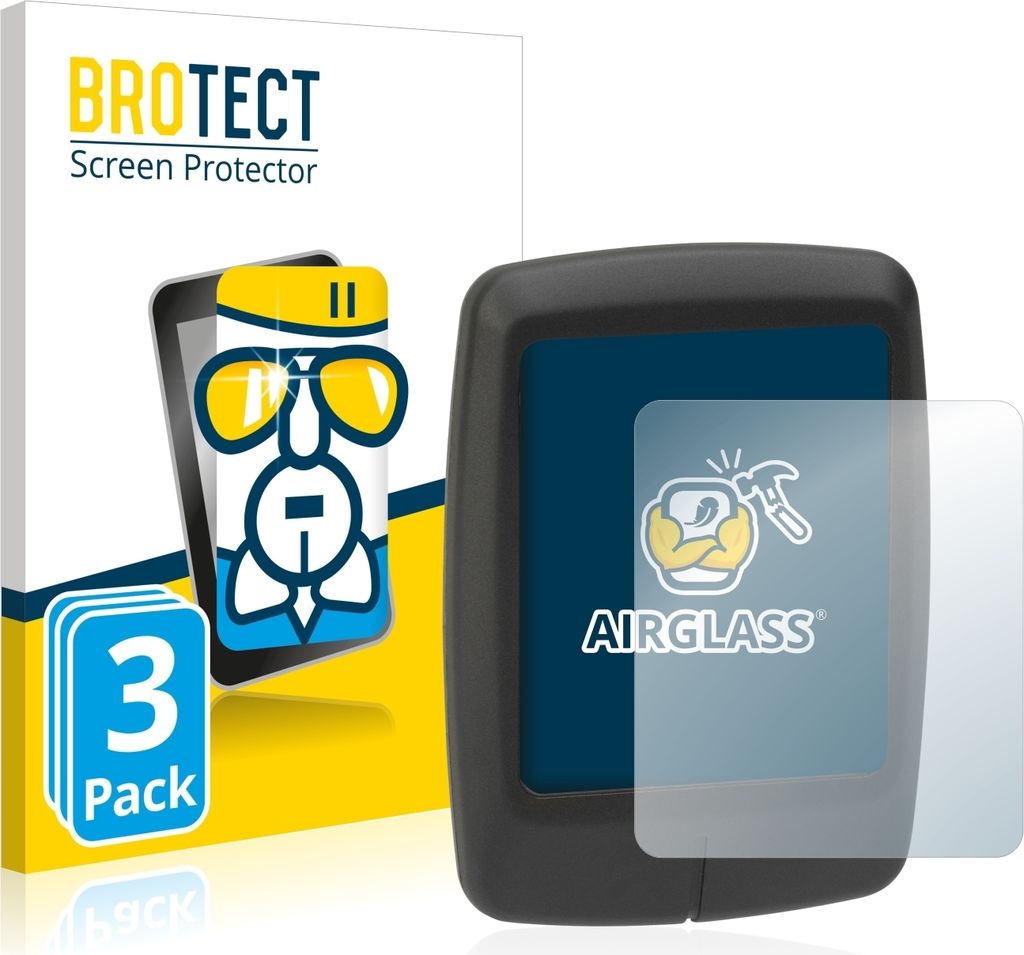 3x BROTECT Schutzglas für Specialized Turbo Connect Display Schutzfolie Panzer Folie Glas Display Schutz klar