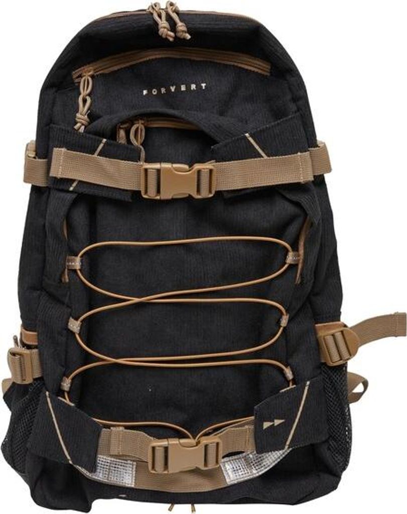 Forvert Rucksack Uni Cord Laptop Louis schwarz/beige Produktbild 