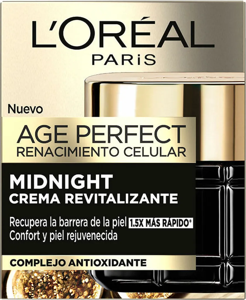 Crème de Nuit Anti-Âge Age Perfect pour Peaux Matures et Fatiguées