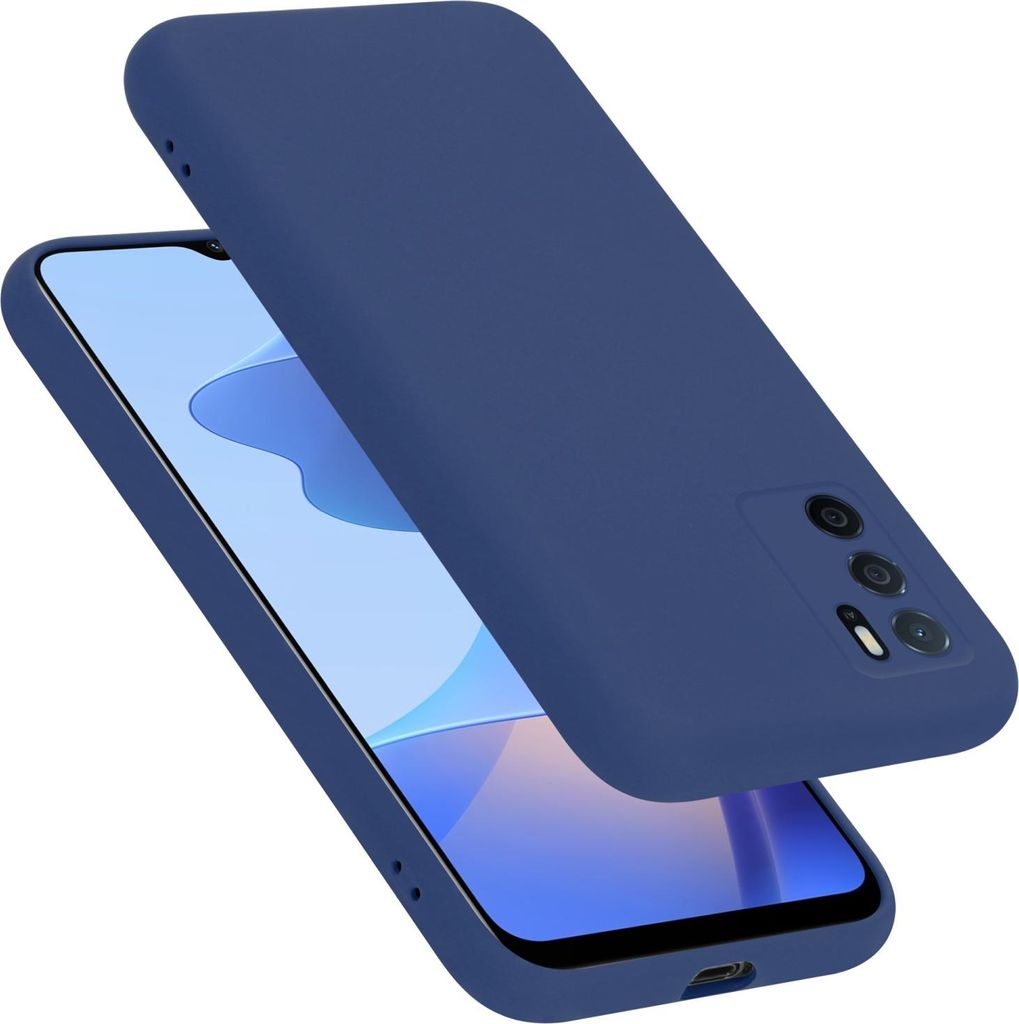Cadorabo Schutzhülle für Oppo A16s / A54s Hülle in Blau Produktbild 