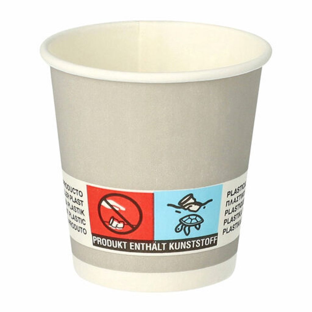 80x  Trinkbecher 'Shot' Schnapsbecher aus Pappe 5 cl 50 ml Produktbild 