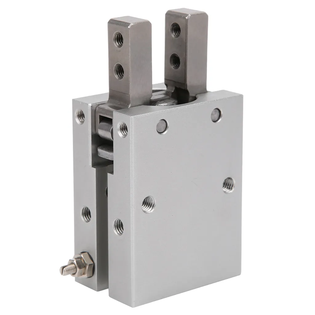 Vérin pneumatique robuste en aluminium MHZ2 avec guidage linéaire pro