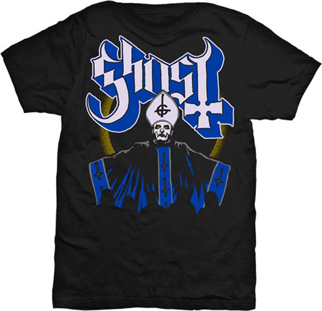 Ghost Papa & Band Mens Blk TS: Mittel
