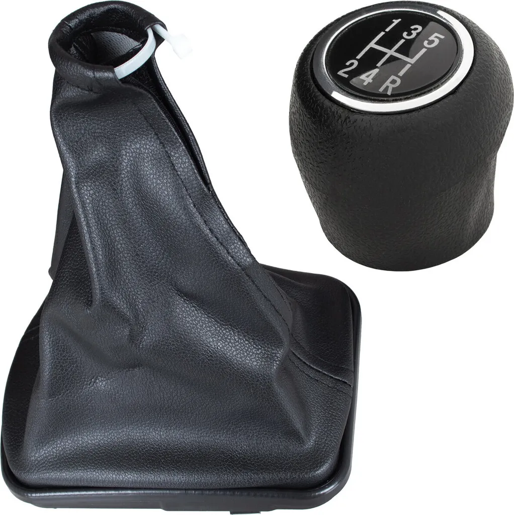 Pommeau de Vitesse 5 Rapports Ergonomique Fiat Punto 2005-2013 Noir