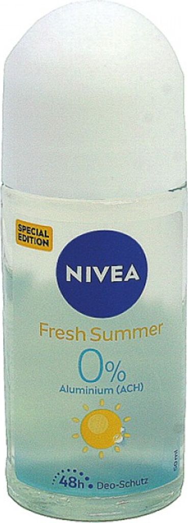 Nivea Deodorant Roll On Fresh Summer 6x 50ml Pack