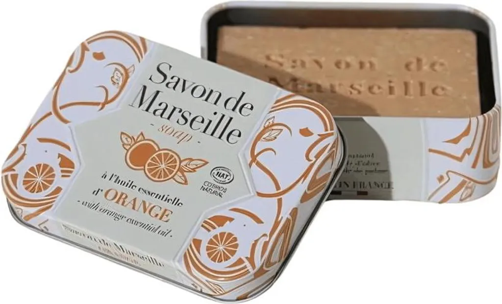 Savon de Marseille peau sèche orange 100g anti-gaspillage