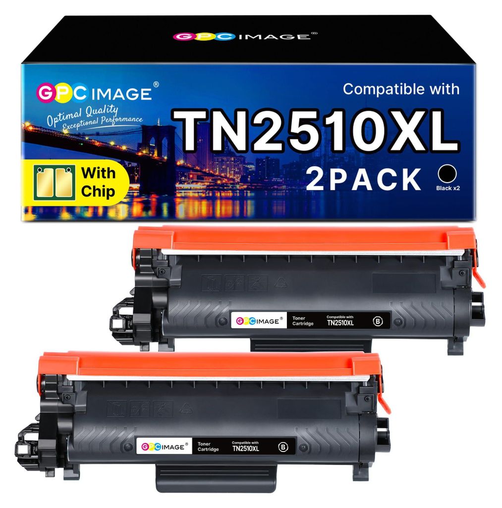 GPC IMAGE TN2510 XL TN-2510XL MFC-L2835DW HL-L2400DW Toner Kompatibel für Brother TN-2510 XL TN2510XL 2510 für HL-L2400DWE MFC-L2800DW DCP-L2620D...