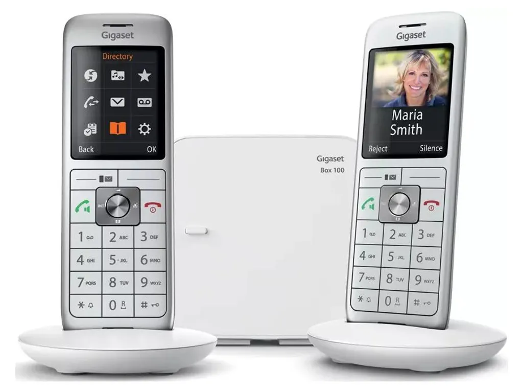 Pack de 2 Téléphones Maison avec Grand Répertoire - Gigaset Duo Blanc