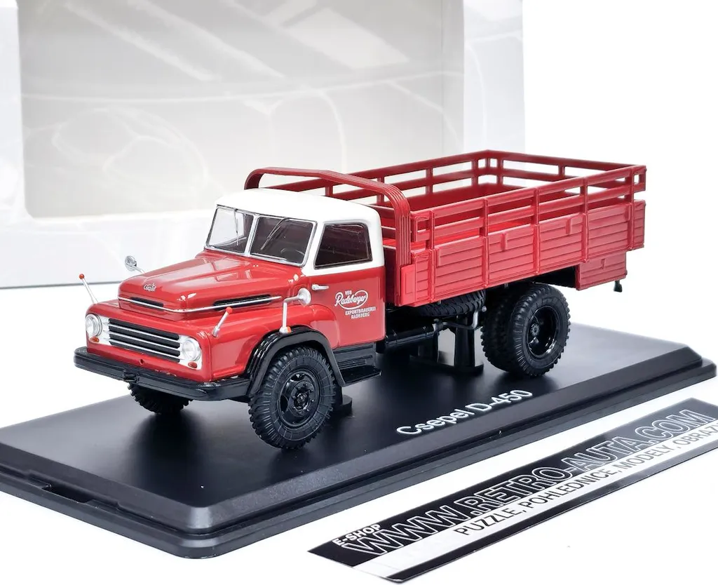 Camion miniature Csepel D-450 1:43 pour diorama vintage et collection