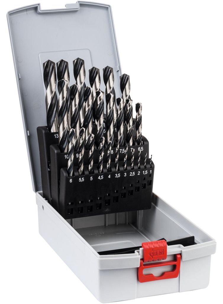 Bosch 2608577352 Bosch Pro Box 25 tlg. HSS PointTeQ, Productafbeelding 