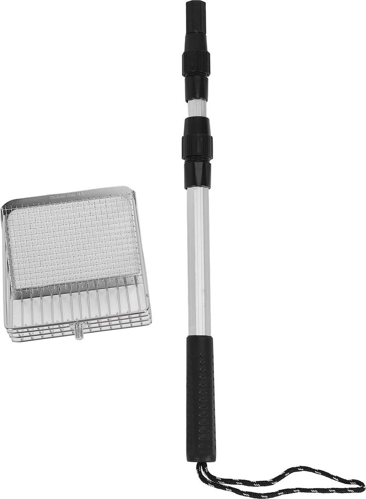 verstellbare, teleskopierbare Edelstahl-Katzensand-Schaufel, Haustier Schaufel für den Strand, Kotentsorger