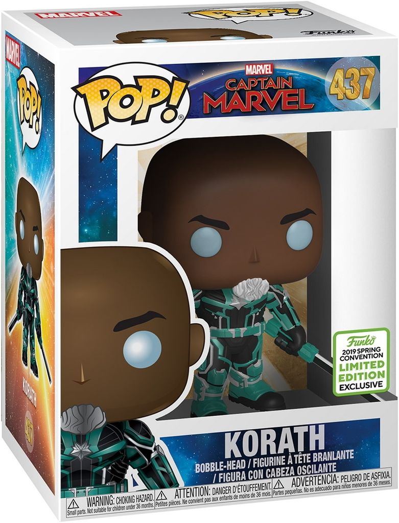 Captain Marvel - Korath 437 2019 ECCC - Funko Pop! - Vinyl Figur