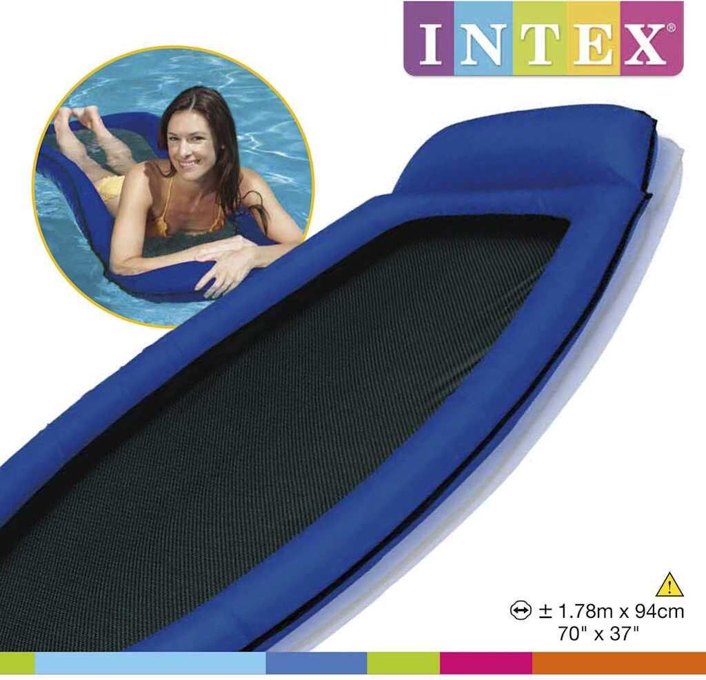 INTEX Luftmatratze 178 x 94 cm - aufblasbarer Außenring und Produktbild 5
