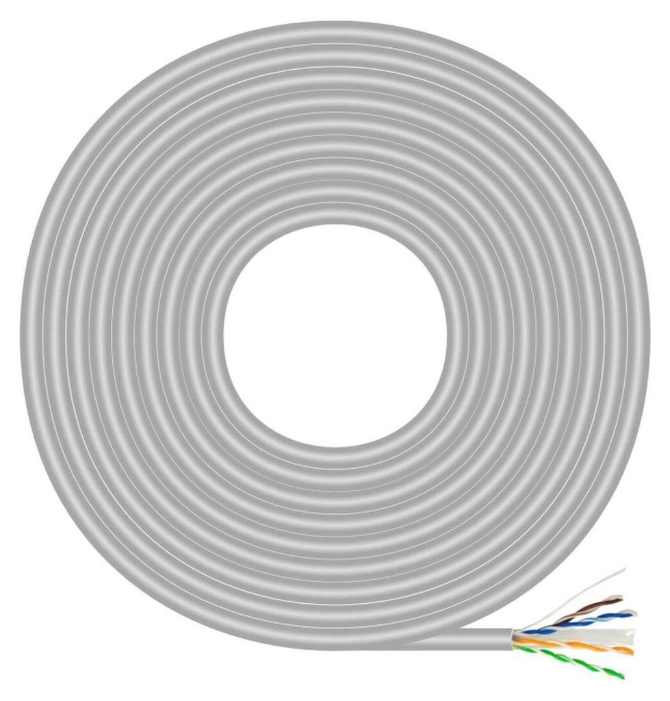 Aisens A135-0743 Bobina di cavo RJ45 UTP Cat.6/ 500m/grigio Immagine del prodotto 